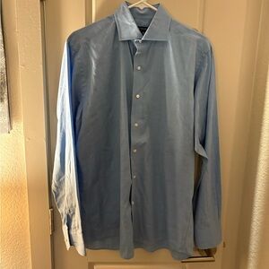 Peter Millar blue dress shirt